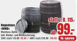 B1 Discount Baumarkt Regenfass VINO Angebot