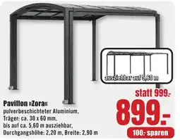 B1 Discount Baumarkt Pavillon Zora Angebot