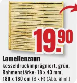 B1 Discount Baumarkt Lamellenzaun Angebot