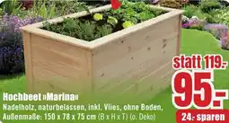 B1 Discount Baumarkt Hochbeet Marina Angebot