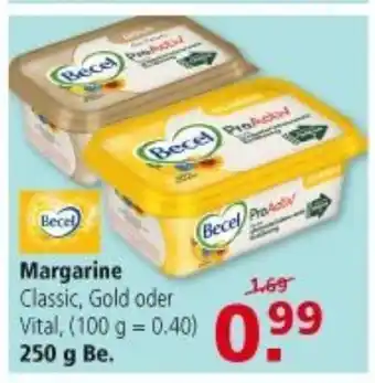 Multi Markt Becel Margarine 250 g Becher Angebot