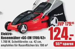 B1 Discount Baumarkt Einhell Elektro- Rasenmäher GC-EM 1700/42 Angebot