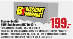 B1 Discount Baumarkt Planen-Set für PKW-Anhänger AN 750-10" Angebot
