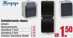 B1 Discount Baumarkt Kopp Schalterserie Aqua Wechselschalter Angebot