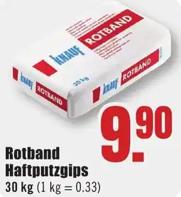 B1 Discount Baumarkt Rotband Haftputzgips Angebot