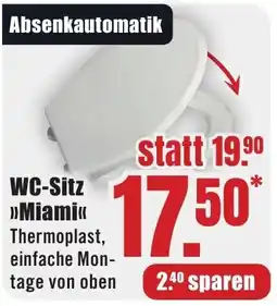 B1 Discount Baumarkt WC-Sitz Miami Angebot