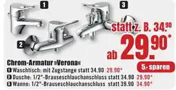 B1 Discount Baumarkt Chrom-Armatur Verona Angebot