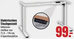 B1 Discount Baumarkt Elektrisches Tischgestell Angebot