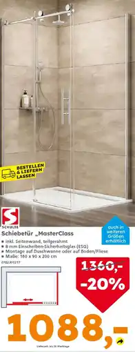 Globus Baumarkt SCHULTE Schiebetür,,MasterClass Angebot