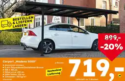 Globus Baumarkt Carport,,Modena 5000" Angebot