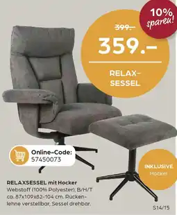 Möbel Buss Relaxsessel mit hocker Angebot