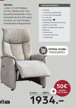 Möbel Buss himolla Sessel Angebot