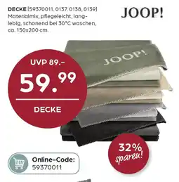 Möbel Buss Decke JOOP! Angebot