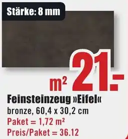 B1 Discount Baumarkt Feinsteinzeug Eifel Angebot