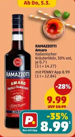 PENNY RAMAZZOTTI Amaro Angebot