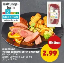 PENNY MÜHLENHOF Frisches deutsches Enten-Brustfilet Angebot