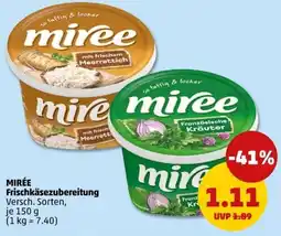 PENNY MIRÉE Frischkäsezubereitung Angebot