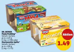 PENNY DR. OETKER Paula Pudding oder Marmorette-Splits Angebot
