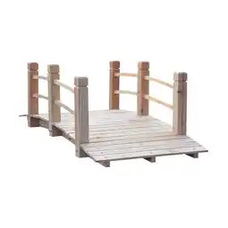Netto Marken-Discount Outsunny Holzbrücke Tannenholz Angebot