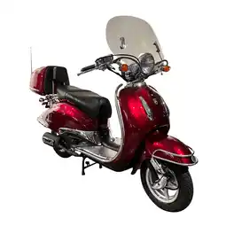 Netto Marken-Discount Alpha Motors Motorroller Retro Firenze Limited 125 ccm 85 km/h EURO 5 weinrot Angebot