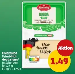 PENNY LINDENHOF Faire Milch Gouda jung Angebot