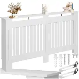 Netto Marken-Discount tectake Heizkörperabdeckung, verschiedene Größen, robuste MDF-Platte, optimale Luftzirkulation Angebot