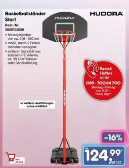 Netto Marken-Discount Basketballständer Start Angebot