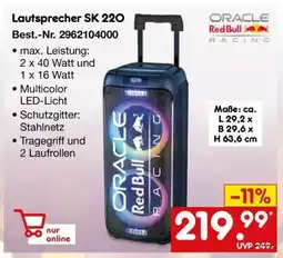 Netto Marken-Discount Lautsprecher SK 220 Angebot
