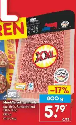 Netto Marken-Discount Hackfleisch gemischt Angebot