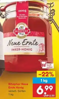Netto Marken-Discount Bihophar Neue Ernte Honig Angebot