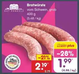 Netto Marken-Discount Bratwürste Angebot