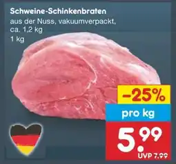 Netto Marken-Discount Schweine-Schinkenbraten Angebot