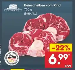 Netto Marken-Discount Beinscheiben vom Rind Angebot