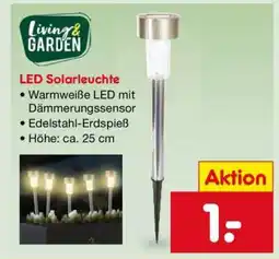 Netto Marken-Discount LED Solarleuchte Angebot