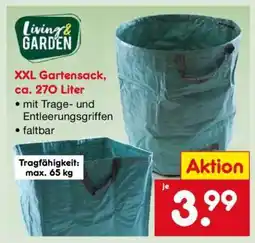 Netto Marken-Discount XXL Gartensack, ca. 270 Liter Angebot