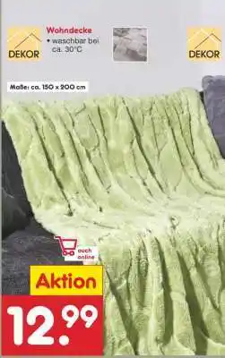 Netto Marken-Discount Wohndecke Angebot