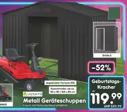 Netto Marken-Discount Metall Geräteschuppen Angebot