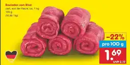 Netto Marken-Discount Rouladen vom Rind Angebot