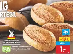 Netto Marken-Discount Vollkorn-Schnittbrötchen Angebot