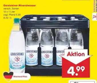 Netto Marken-Discount Gerolsteiner Mineralwasser Angebot