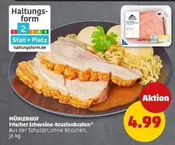 PENNY MÜHLENHOF Frischer Schweine-Krustenbraten Angebot