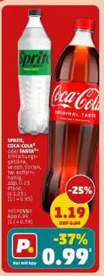 PENNY SPRITE, COCA-COLA oder FANTA Angebot
