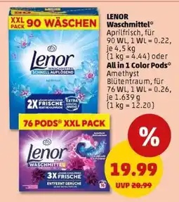 PENNY Lenor Waschmittel Angebot