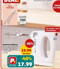 PENNY Handmixer MFQ3010 Angebot