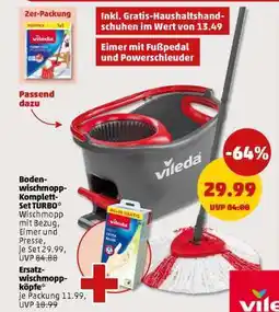 PENNY Bodenwischmopp-Komplett-Set TURBO Angebot