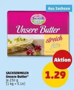 PENNY SACHSENMILCH Unsere Butter Angebot