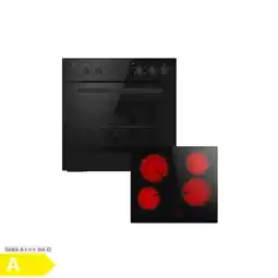 Netto Marken-Discount PKM Einbauherdset SOEHE5EB mit Glaskeramikkochfeld schwarz Angebot