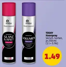 PENNY TODAY Haarspray Angebot