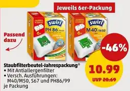 PENNY swirl Staubfilterbeutel-Jahrespackung Angebot