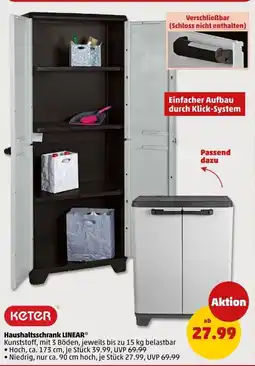 PENNY Keter Haushaltsschrank LINEAR Angebot